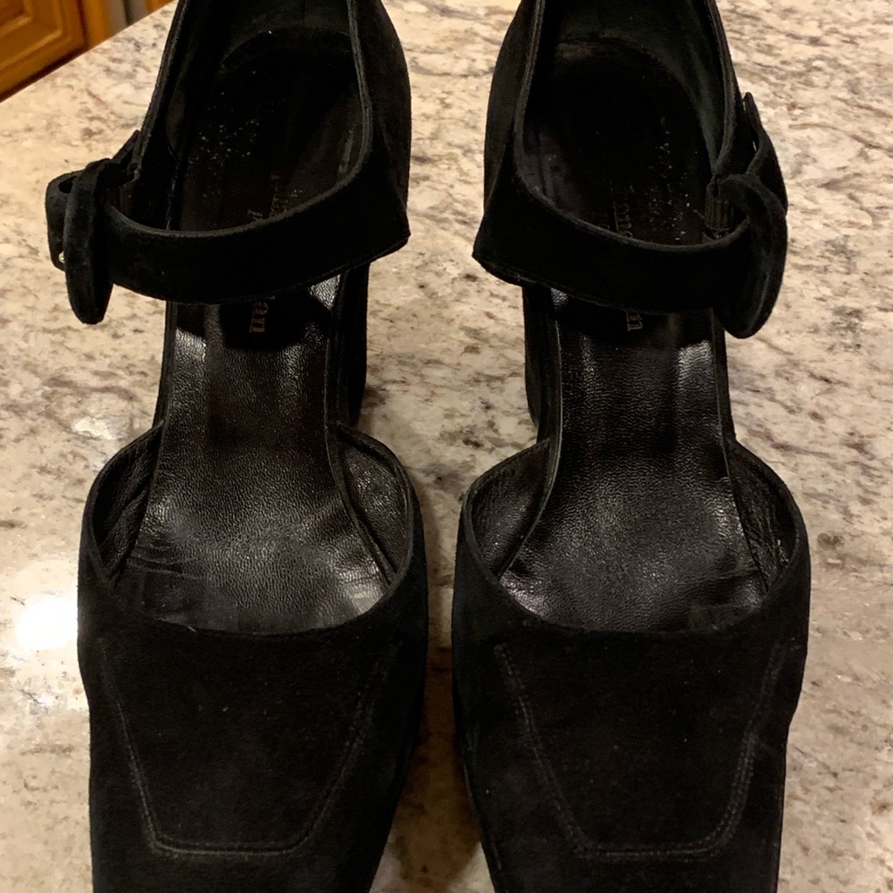Stephen Kelian black suede, belt buckle , shoes - Picture 2 of 13
